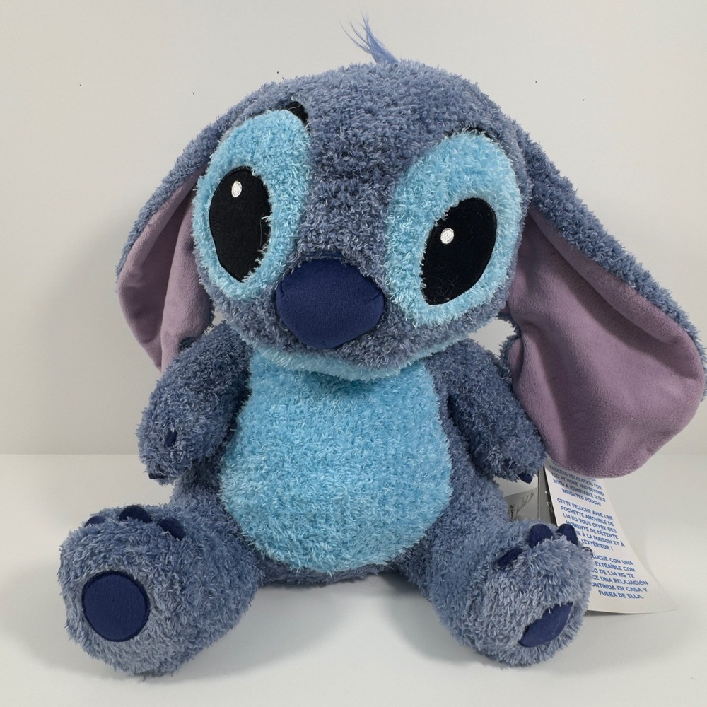Disney Store Stitch Weighted Plush 12" Lilo & Stitch 2.5lb Removable Pouch NWT